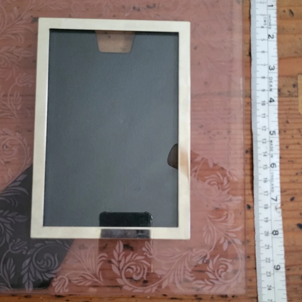 Floral Glass Picture Frame